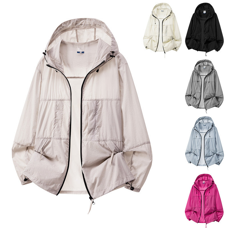 Herren Leichte Outdoor-Windjacke mit Kapuze Echo Archiv