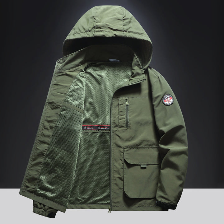 Herren Multifunktionale Übergangsjacke mit seitlichen Taschen Echo Archiv