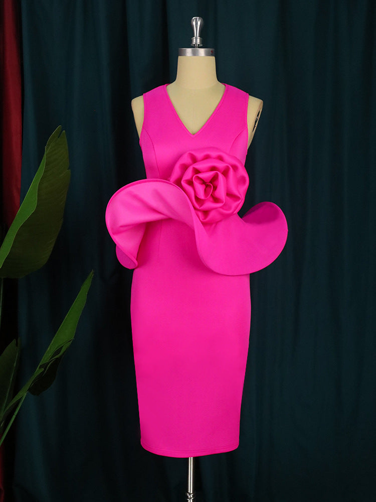 Damen Etuikleid mit einzigartiger Blumenapplikation Echo Archiv