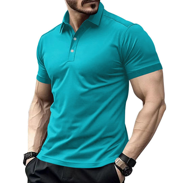 Herren Hochwertiges Kurzarm Poloshirt mit atmungsaktiver Technologie und modernem Schnitt Echoarchiv