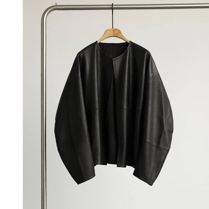 Damen Oversized Lederjacke Echoarchiv