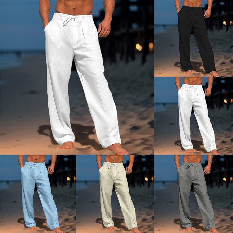 Herren Elegante Chinohose mit Lockerer Passform Echoarchiv
