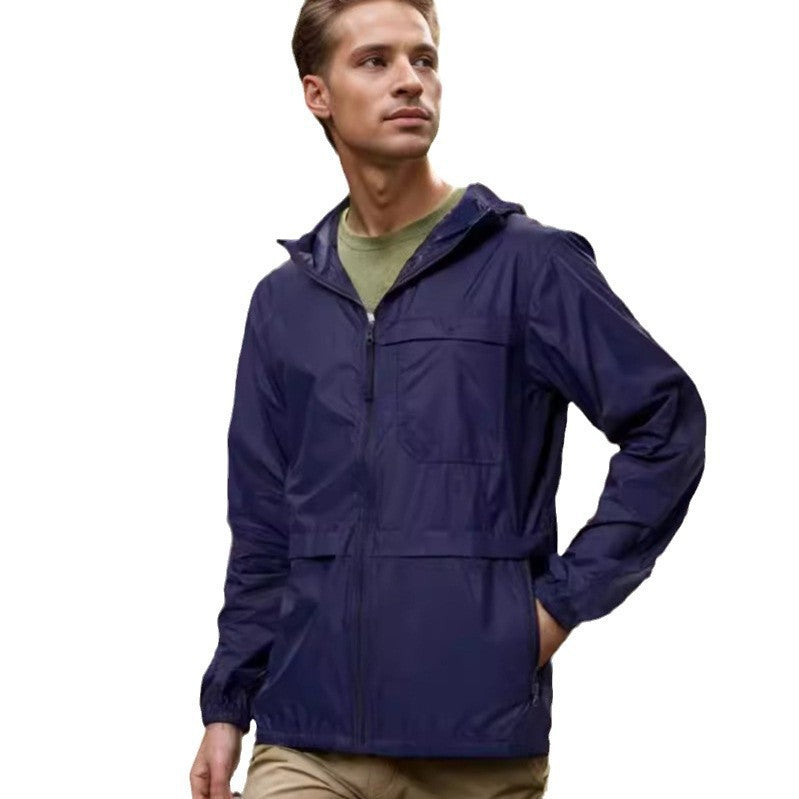 Herren winddichte Outdoor-Jacke Echoarchiv