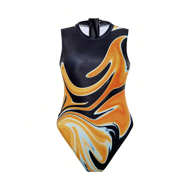 Damen Einteiler Badeanzug mit sportlichem Design Echo Archiv
