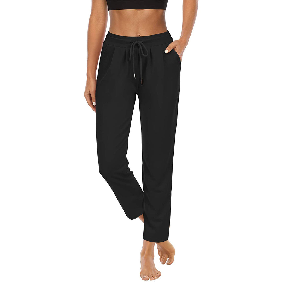 Damen nan lässige Jogginghose mit hoher Taille, Kordelzug und praktischen Seitentaschen Echo Archiv