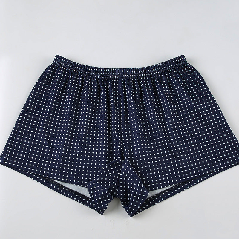 Damen lässige Kurzschlafhose mit elastischem Bund und Bindegürtel Echo Archiv