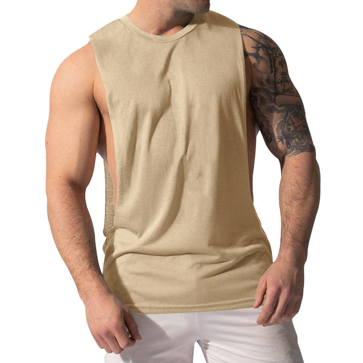 Herren nan Muskelshirt mit extra tiefen Armöffnungen und atmungsaktivem Baumwollmix Echo Archiv