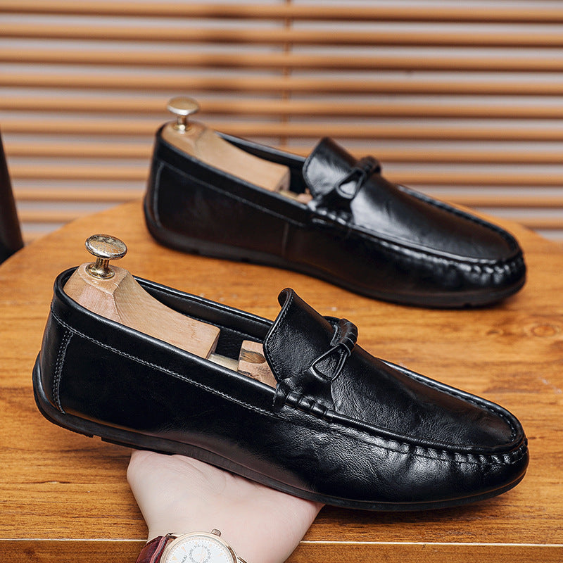 Herren Elegante Mokassins mit feinen Details Echo Archiv