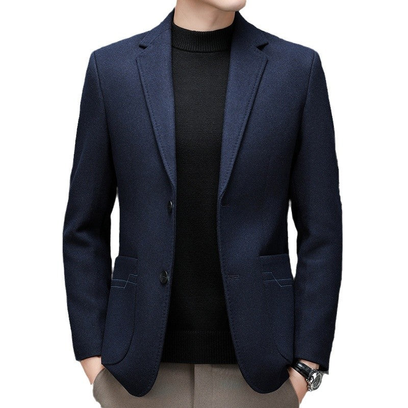 Herren Modischer Blazer mit feinem Materialmix Echoarchiv