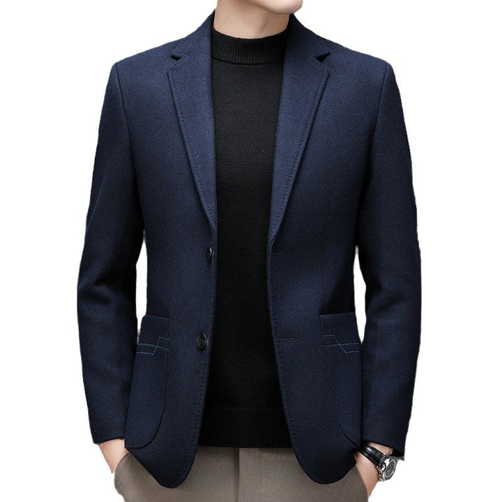 Herren Modischer Blazer mit feinem Materialmix Echoarchiv