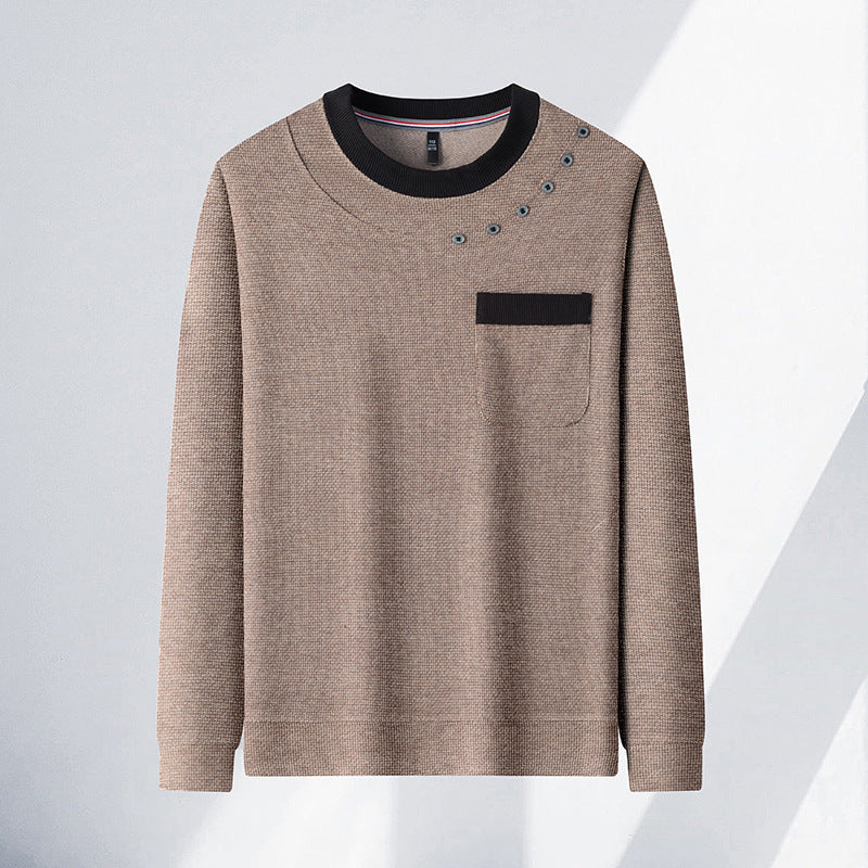 Herren modisches Sweatshirt mit einzigartigen Detailakzenten und praktischer Brusttasche Echoarchiv