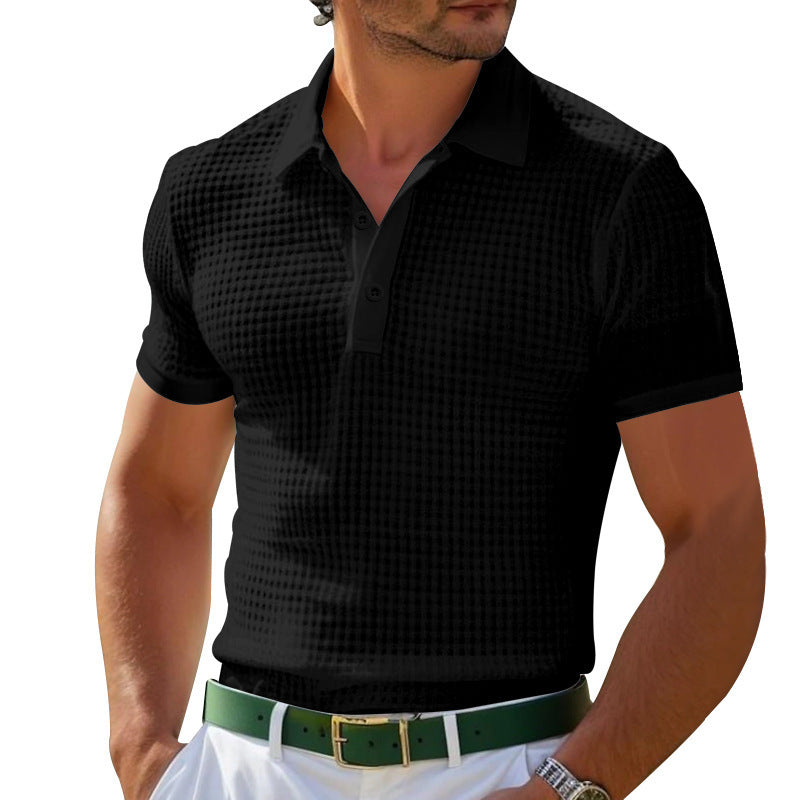 Herren sportliches Poloshirt mit strukturiertem Design und atmungsaktiven Eigenschaften Echoarchiv