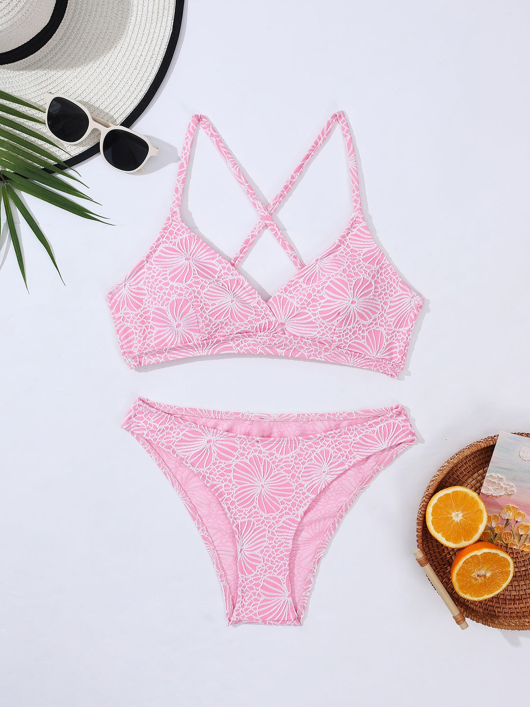 Damen Bikini-Set mit floralem Design und komfortablem Schnitt Echo Archiv