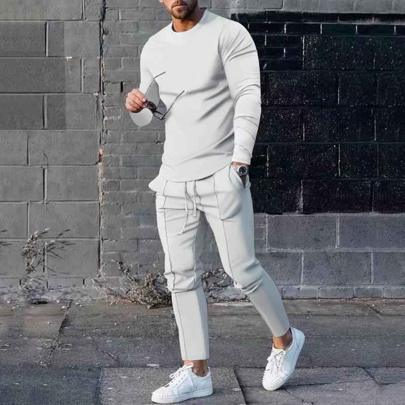 Herren lässiges Sweatshirt und Jogginghose Set Echoarchiv