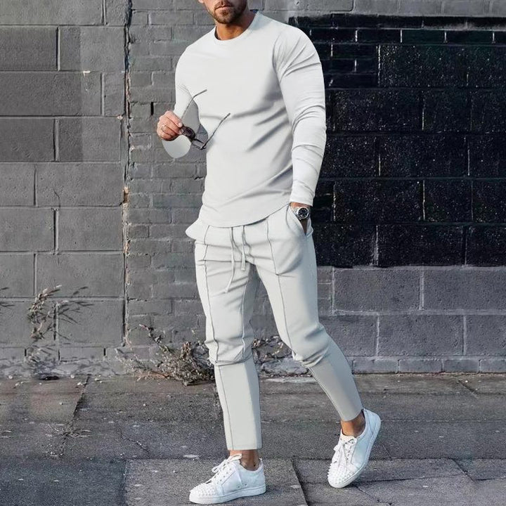 Herren lässiges Sweatshirt und Jogginghose Set Echoarchiv