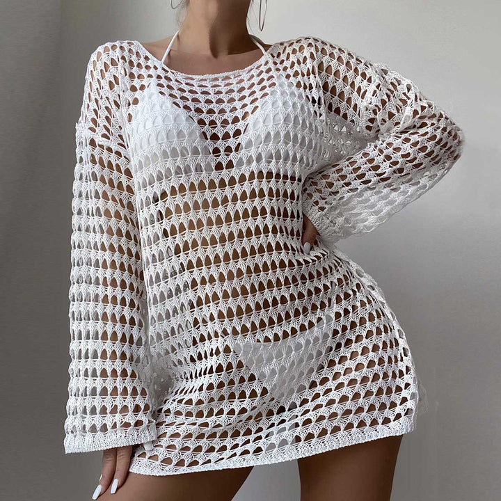Damen schmeichelndes Stricktop mit weitem Schnitt Echo Archiv
