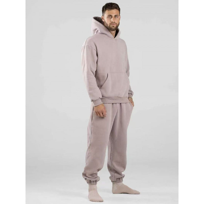 Damen nan extraweicher Oversize-Hoodie mit strukturierter Kängurutasche, überschnittener Schulter und angerauter Innenseite Echo Archiv