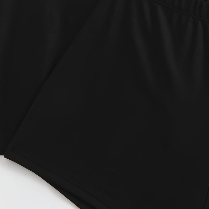 Damen Sportliches Badeanzug-Set mit floralem Seiteneinsatz Echo Archiv