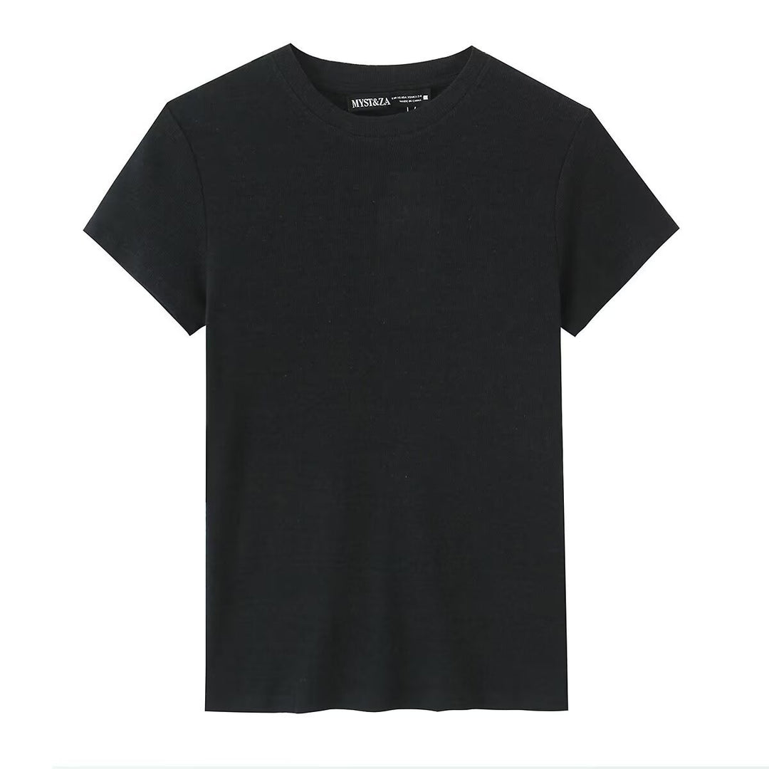 Damen Baumwoll-T-Shirt mit bequemem Schnitt und nachhaltigem Material Echo Archiv