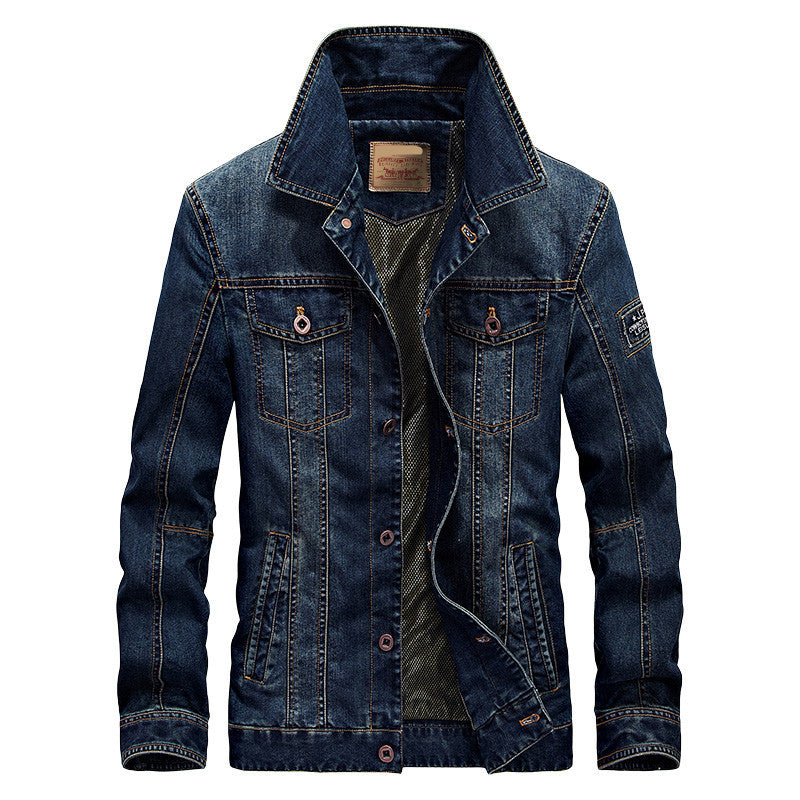Herren Jeansjacke mit Sherpa‑Futter, wärmender Teddyinnenlage und klassischem Hemdkragen Echoarchiv