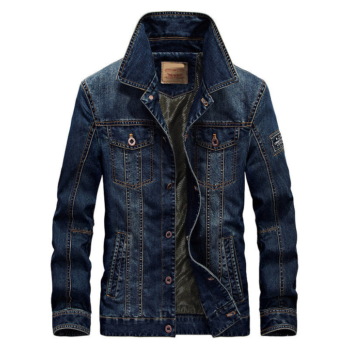 Herren Jeansjacke mit Sherpa‑Futter, wärmender Teddyinnenlage und klassischem Hemdkragen Echoarchiv