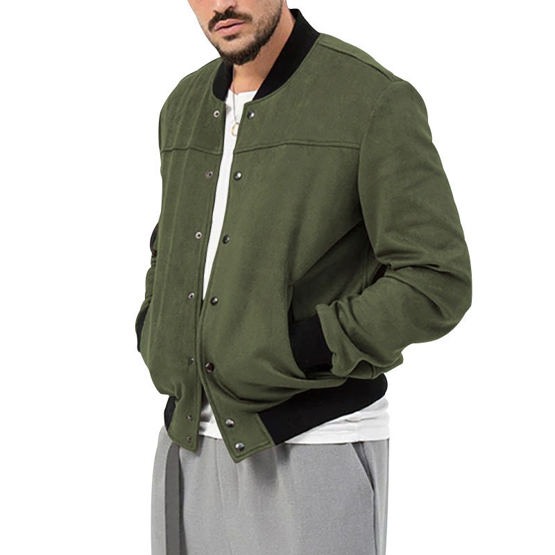 Herren modische Bomberjacke mit eleganten Details und praktischen Taschen Echoarchiv