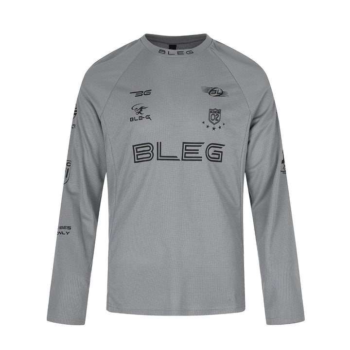Unisex Leichtes Funktions-Langarmshirt mit Raglanärmeln und atmungsaktiver Waffelstruktur Echoarchiv