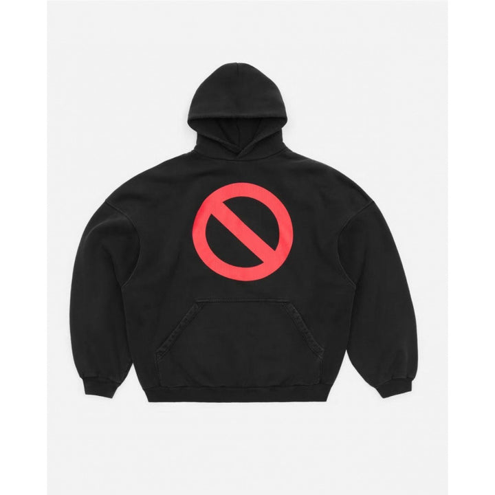 Unisex nan Kapuzensweatshirt mit Used-Frontdruck und Kängurutasche Echo Archiv