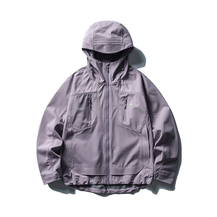 Unisex Technische Softshell-Fieldjacke mit verschweißten Nähten, vier Reißverschlusstaschen und verlängerter Rückenpartie Echo Archiv