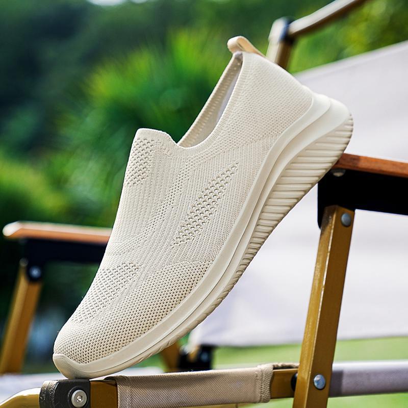 Herren Leichte Slip-On Sport SnEchoarchivkers mit Atmungsaktivem Strickdesign Echoarchiv