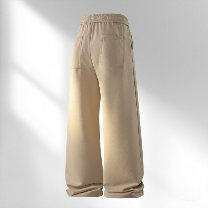Damen Weite Lounge-Jogginghose mit Kordelzug, elastischem Bund & Seitentaschen Echoarchiv
