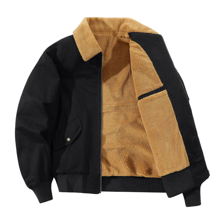 Herren lässige Bomberjacke mit weichem Innenfutter und praktischen Taschen Echoarchiv