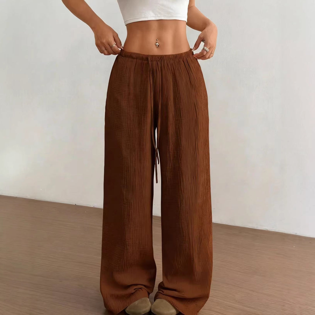 Damen weite, glänzende Palazzo-Hose Echo Archiv