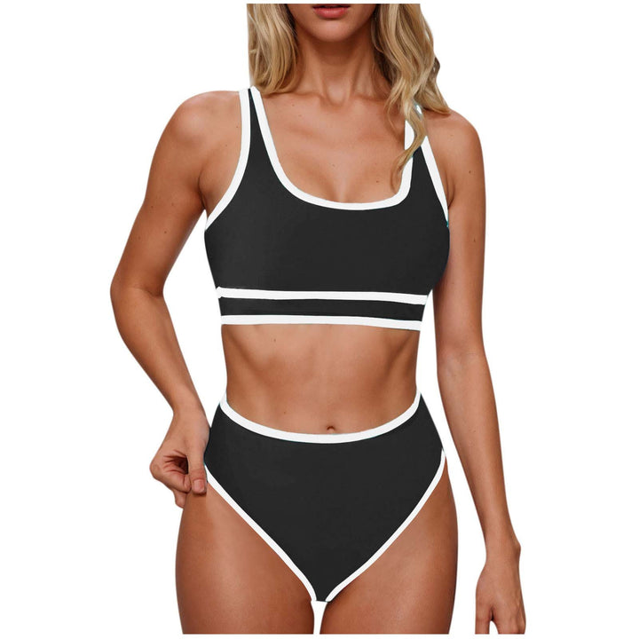 Damen Sportliches Hochtailliertes Bikini-Set Echo Archiv