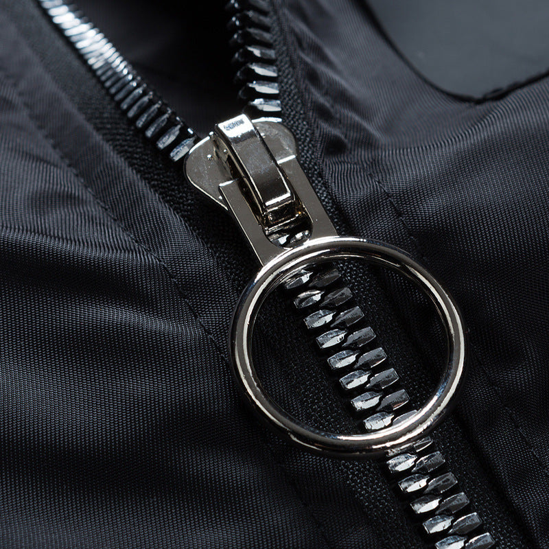 Herren lässige Bomberjacke mit praktischen Taschen Echoarchiv