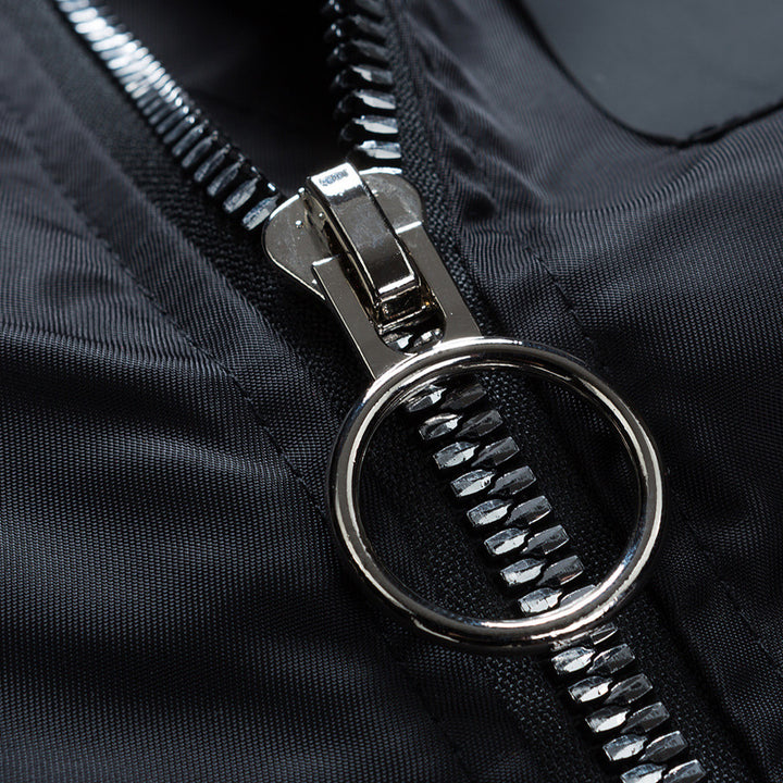 Herren lässige Bomberjacke mit praktischen Taschen Echoarchiv
