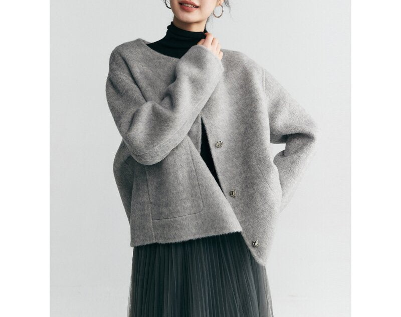 Damen Elegante und bequeme Strickjacke Echoarchiv