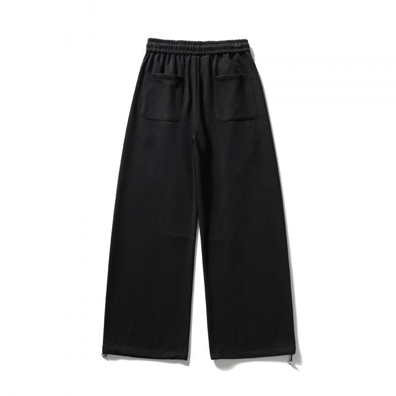 Unisex Weite Sweatpants mit Tunnelzugbund, Kordelzug und verstellbaren Beinriegeln Echo Archiv
