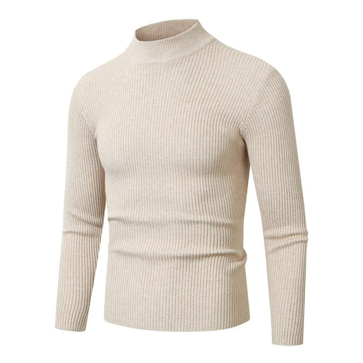 Herren Rollkragenpullover aus hochwertiger Rippenstruktur Echoarchiv