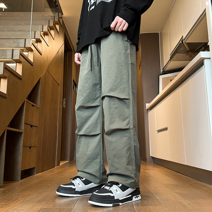 Herren lässige Chino-Hose mit elastischem Bund und praktischen Taschen Echoarchiv