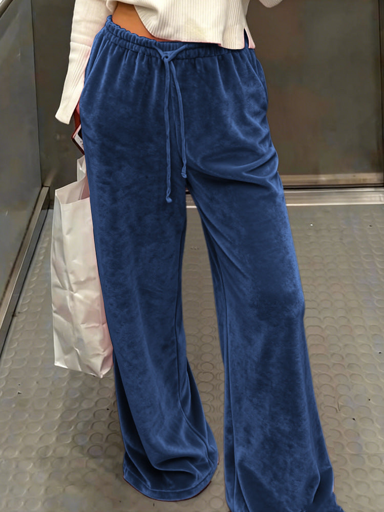 Damen Gemütliche und elegante Samthose Echo Archiv
