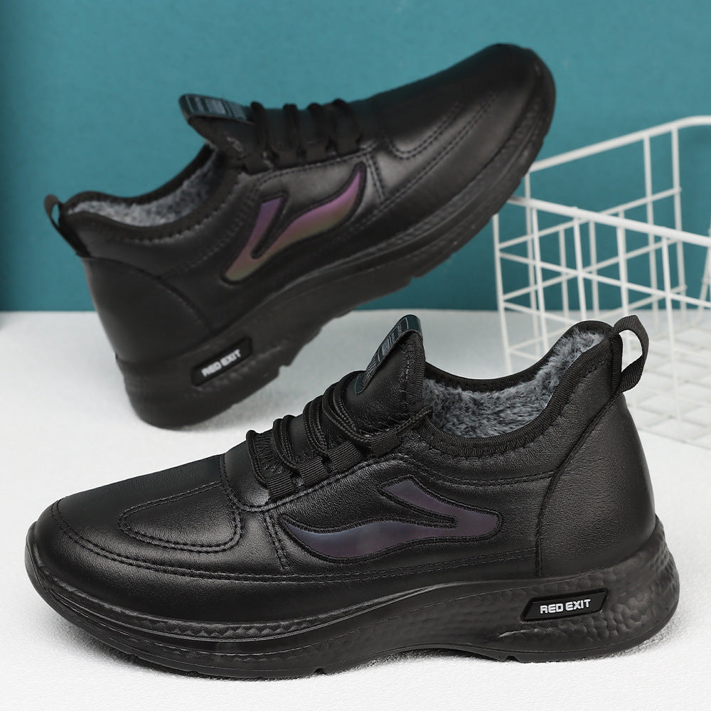 Damen Sportliche Lammfell-Sneaker mit rutschfester Sohle Echo Archiv