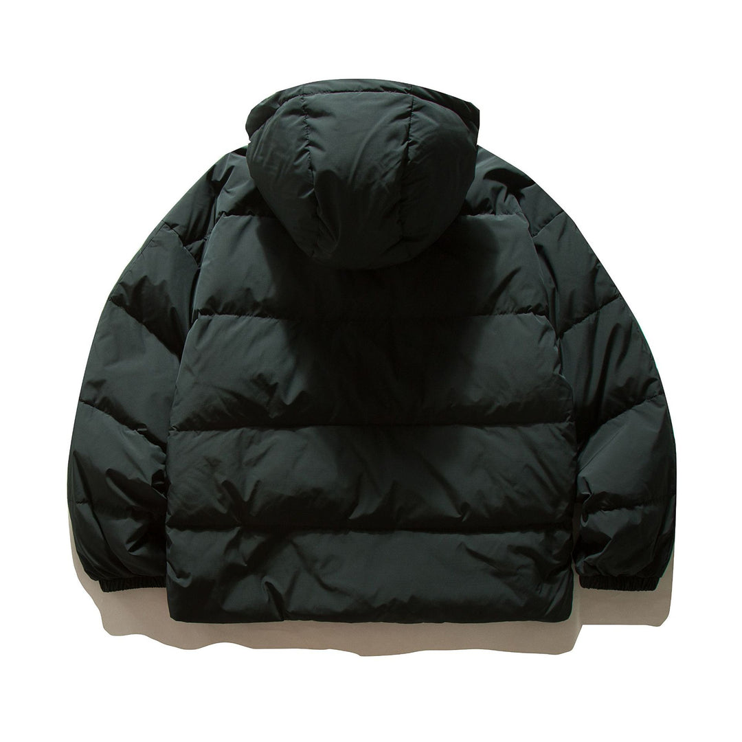 Damen Oversize gesteppte Kapuzenjacke mit voluminöser Thermowattierung Echoarchiv