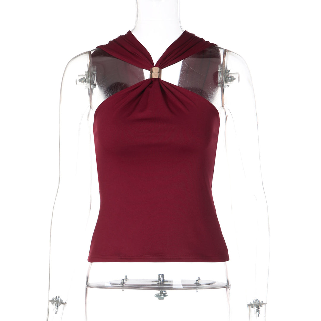 Damen Elegantes Crop-Top mit innovativem Halterdesign Echo Archiv