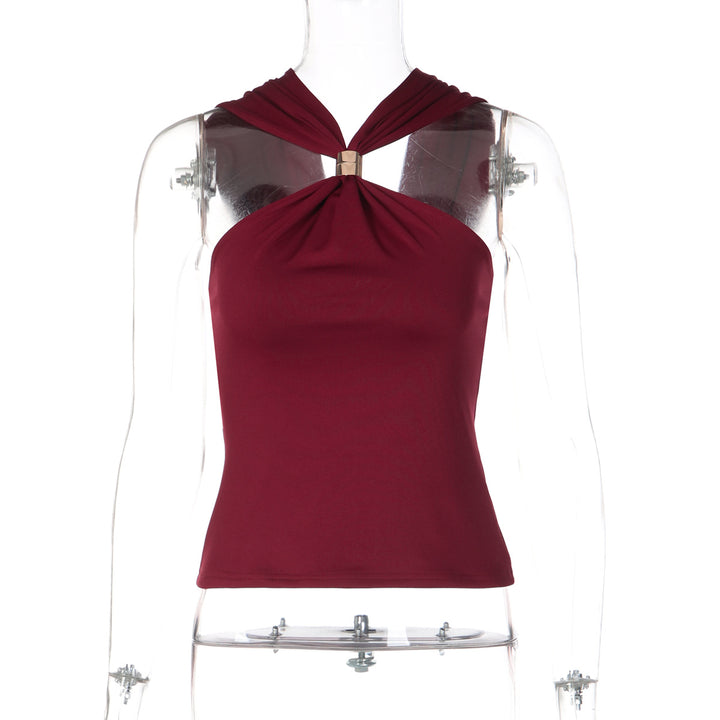 Damen Elegantes Crop-Top mit innovativem Halterdesign Echo Archiv