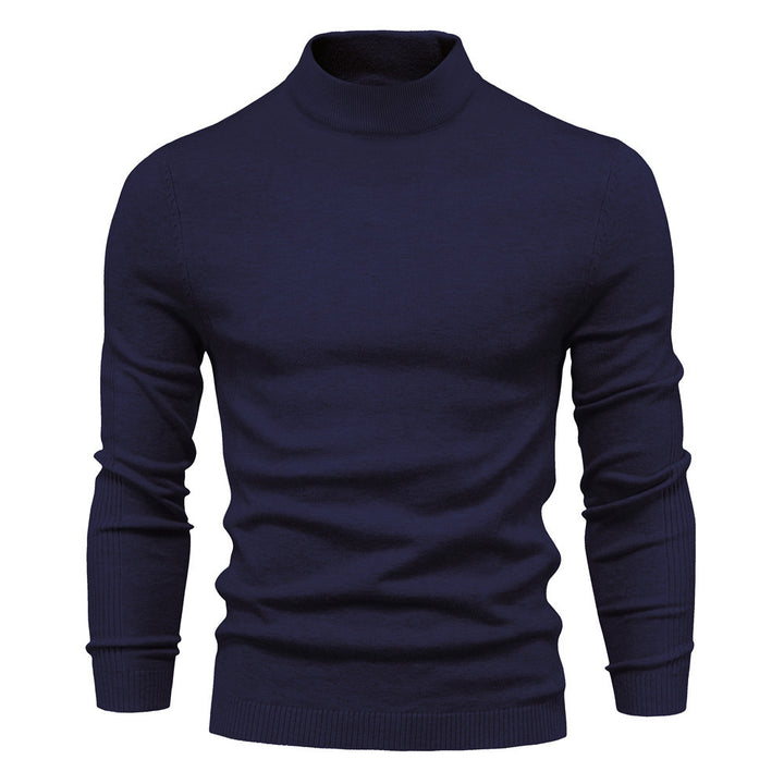 Herren Rollkragenpullover aus weichem Strickstoff Echoarchiv