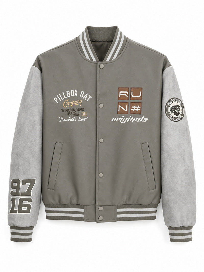 Herren Modische Baseballjacke Echo Archiv