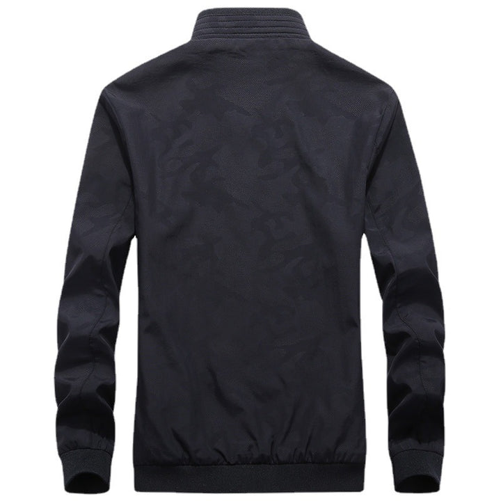 Herren Leichte wasserabweisende Bomberjacke mit Meshfutter und Patch‑Applikationen – Brevano