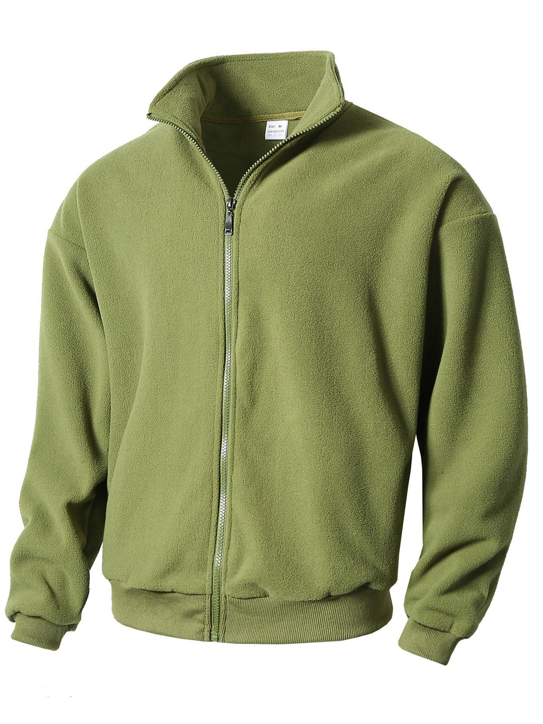 Herren Fleecejacke mit hohem Kragen und Reißverschluss Echoarchiv
