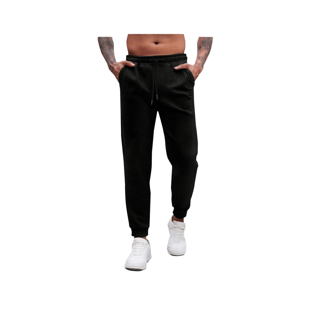 Herren Bequeme Sweatpants mit strukturiertem Design und elastischem Bund Echoarchiv